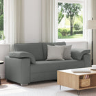 Sofa Dark Grey 180 x 80 x 82 cm Fabric