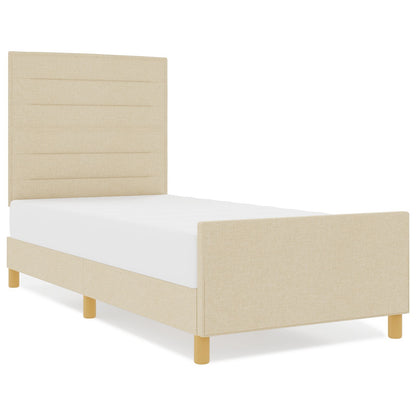 Bedbodem In Crème, 80X200 Cm, Stof Crème