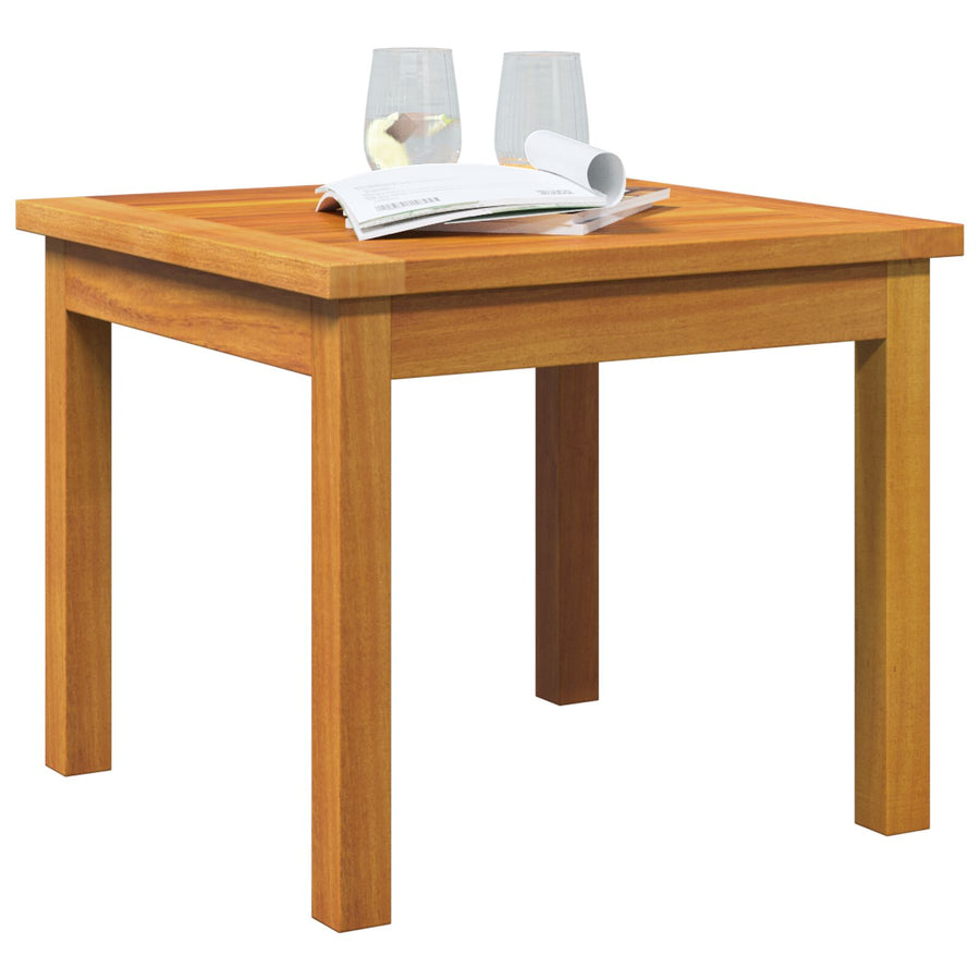 45X45X38 Cm Massief Acaciahout zonder kussen Bijzettafel