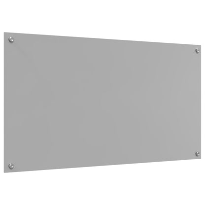 Keuken Achterwand 110X60X0,6 Cm Gehard Glas Lichtgrijs 110 x 60 cm