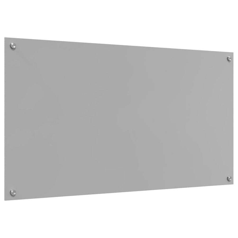 Keuken Achterwand 110X60X0,6 Cm Gehard Glas Lichtgrijs 110 x 60 cm