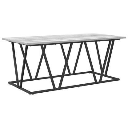 Salontafel 120X60X40 Cm Gemaakt Van Bewerkt Hout En Metaal Grijze sonoma