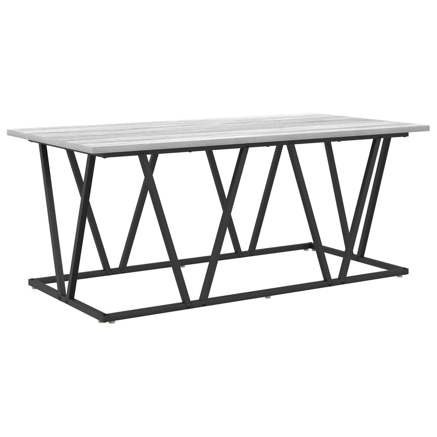 Salontafel 120X60X40 Cm Gemaakt Van Bewerkt Hout En Metaal Grijze sonoma