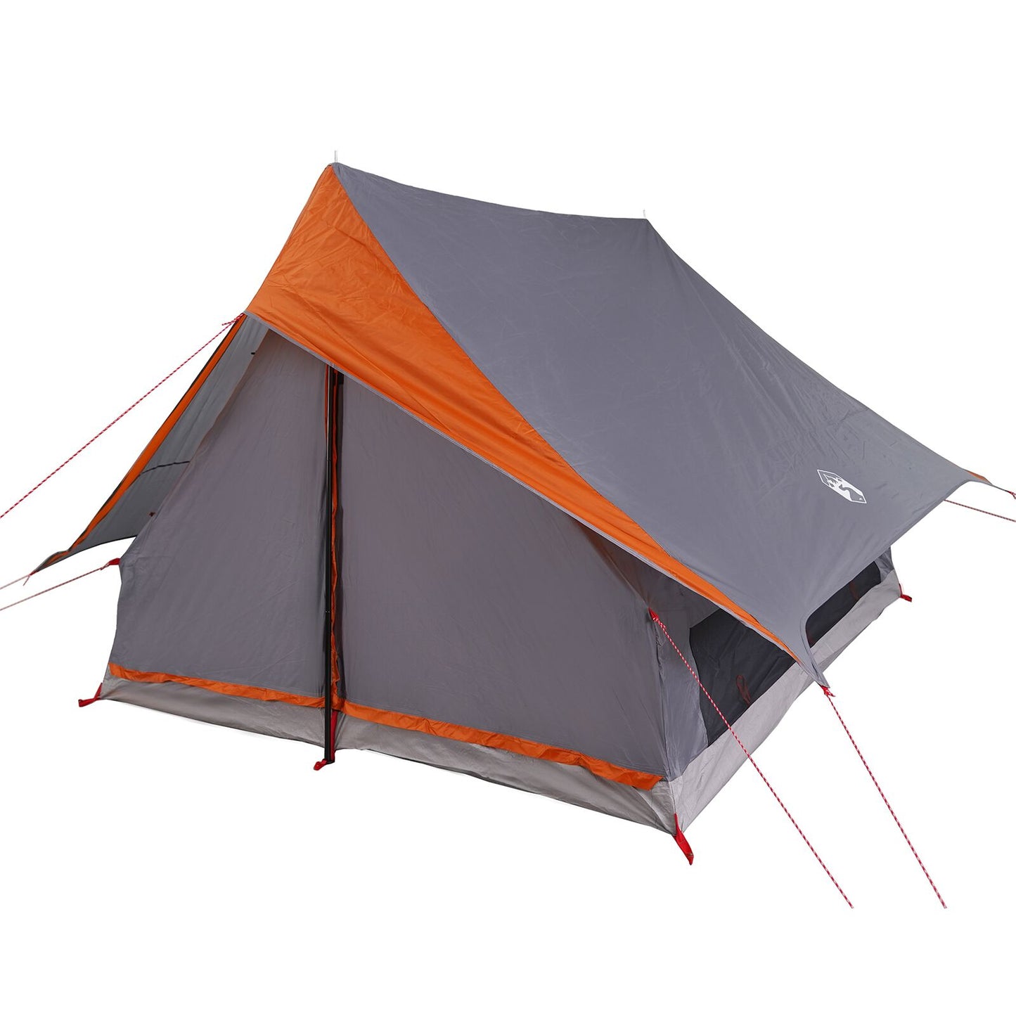 Kampeertent A-Frame 5-Persoon Grijs en Oranje Waterdicht