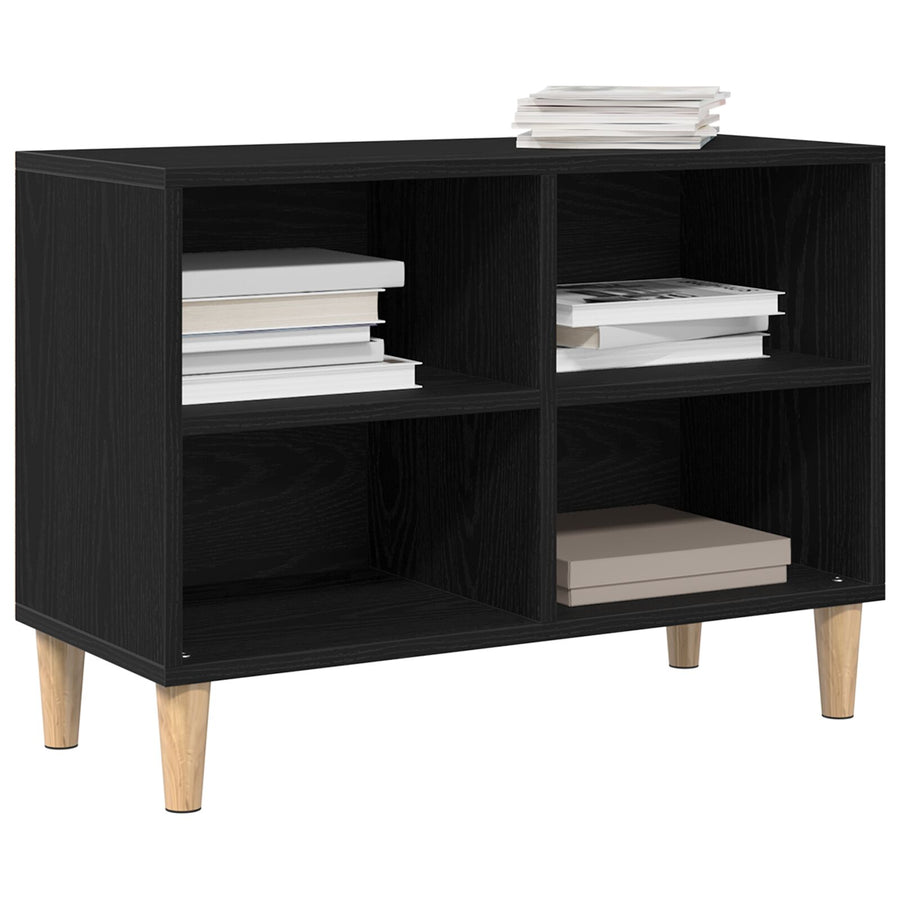 En Tv-Kast - 69.5X30X50 Cm, Gemaakt Van Bewerkt Hout 69.5 cm Zwarte eik