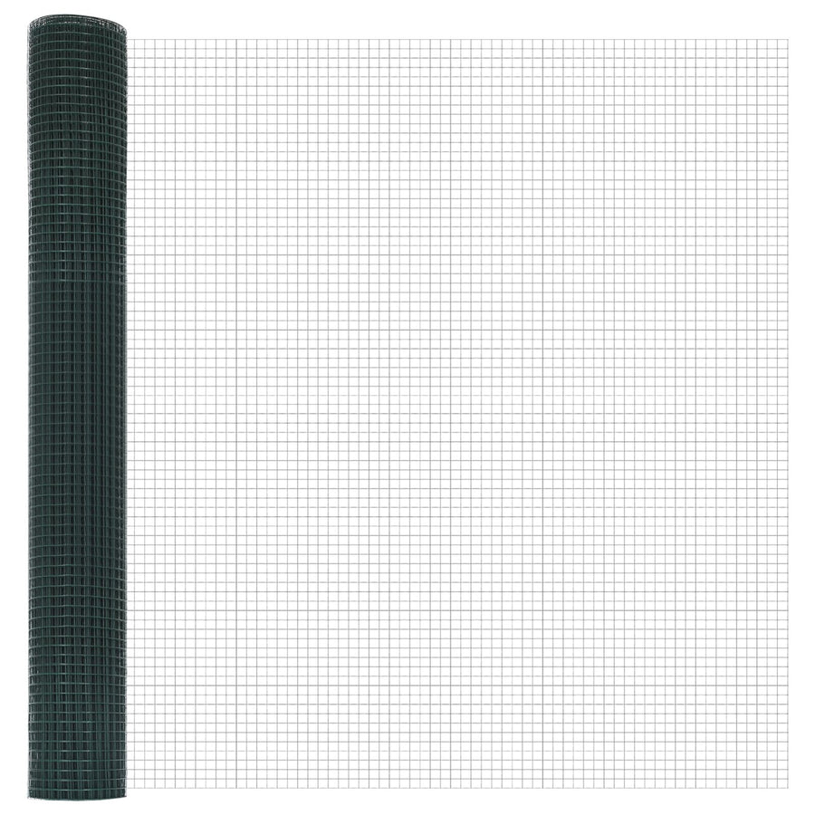 Gelaste Draadhek Met 22 U Palen Groen 1.2X50 M Staal