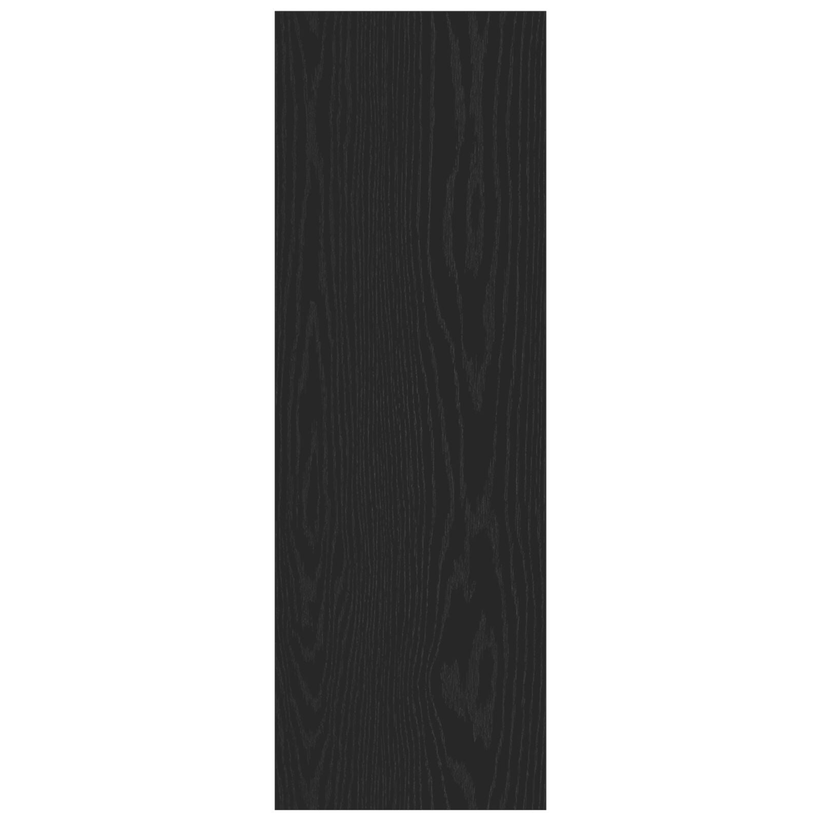 Wandmontage Tv-Kasten 2 Stuks Zwart Eiken 30,5X30X90 Cm Bewerkt Hout