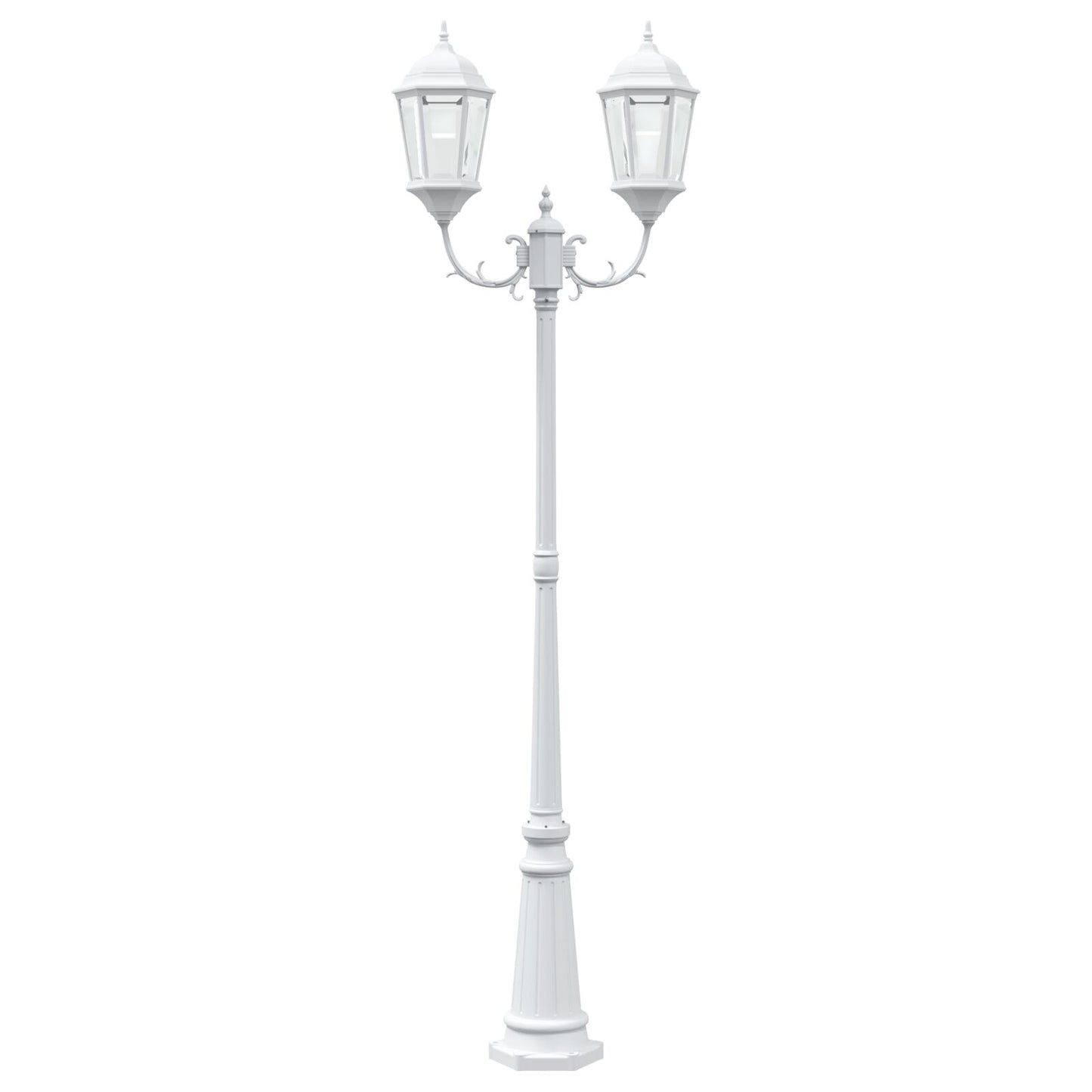 Tuinlamp Wit Aluminium 68 X 20 X 235 Cm Duurzaam Tuinlamp