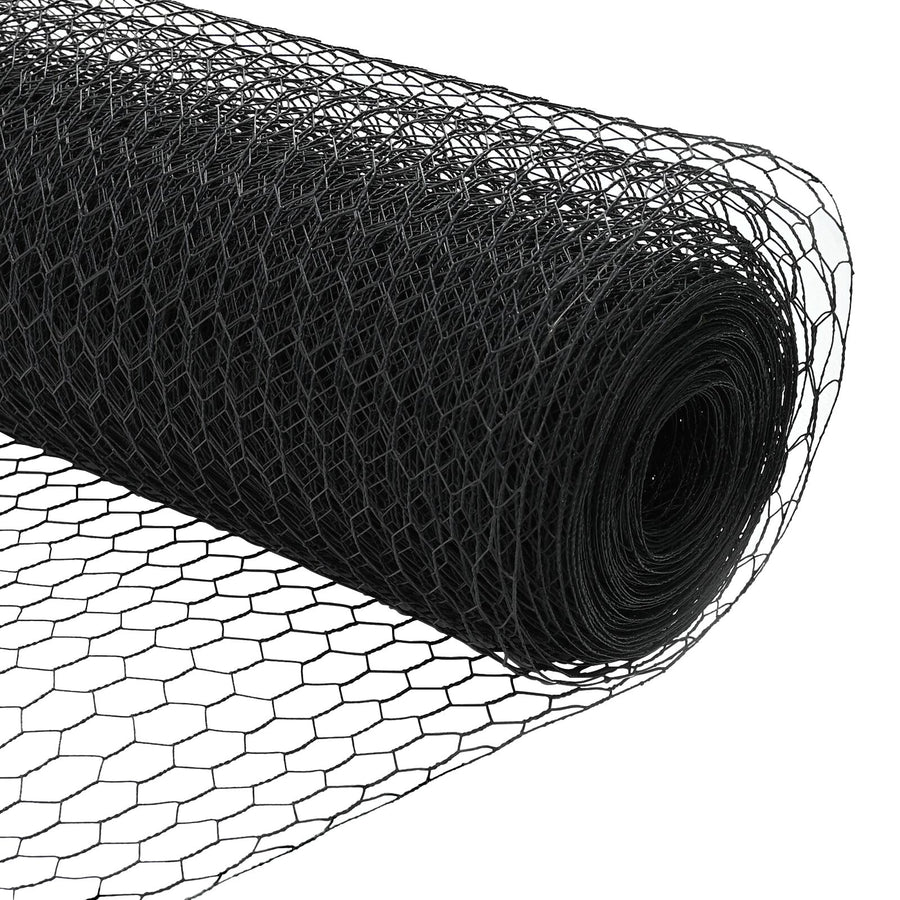 Afscheiding Posten 22 Stuks U-Kanaal Grijs 150 Cm Staal,  Hexagonale Afscheiding Grijs 1,5X50 M Staal