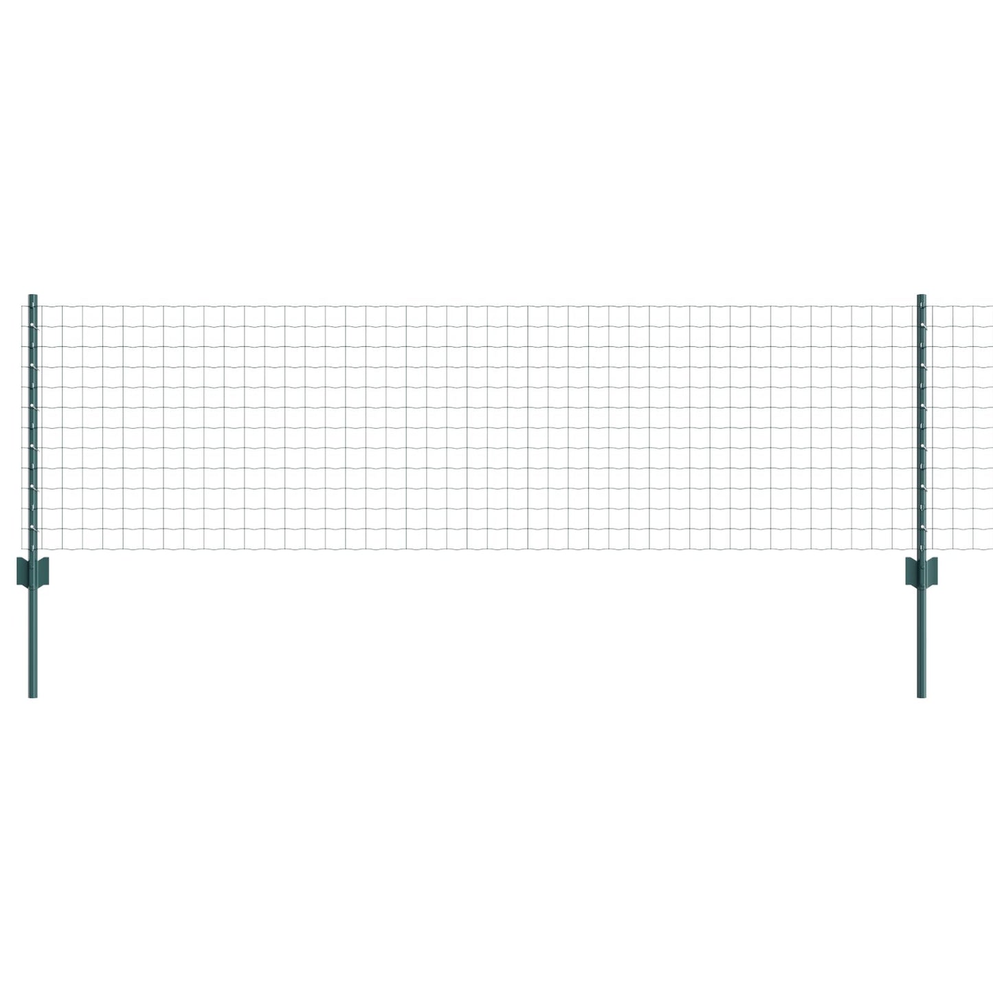 Euro Hek Met 5 U Posts Groen 0.6X10 M Staal