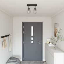 Plafondlamp Met Verstelbare Glazen Kap 2