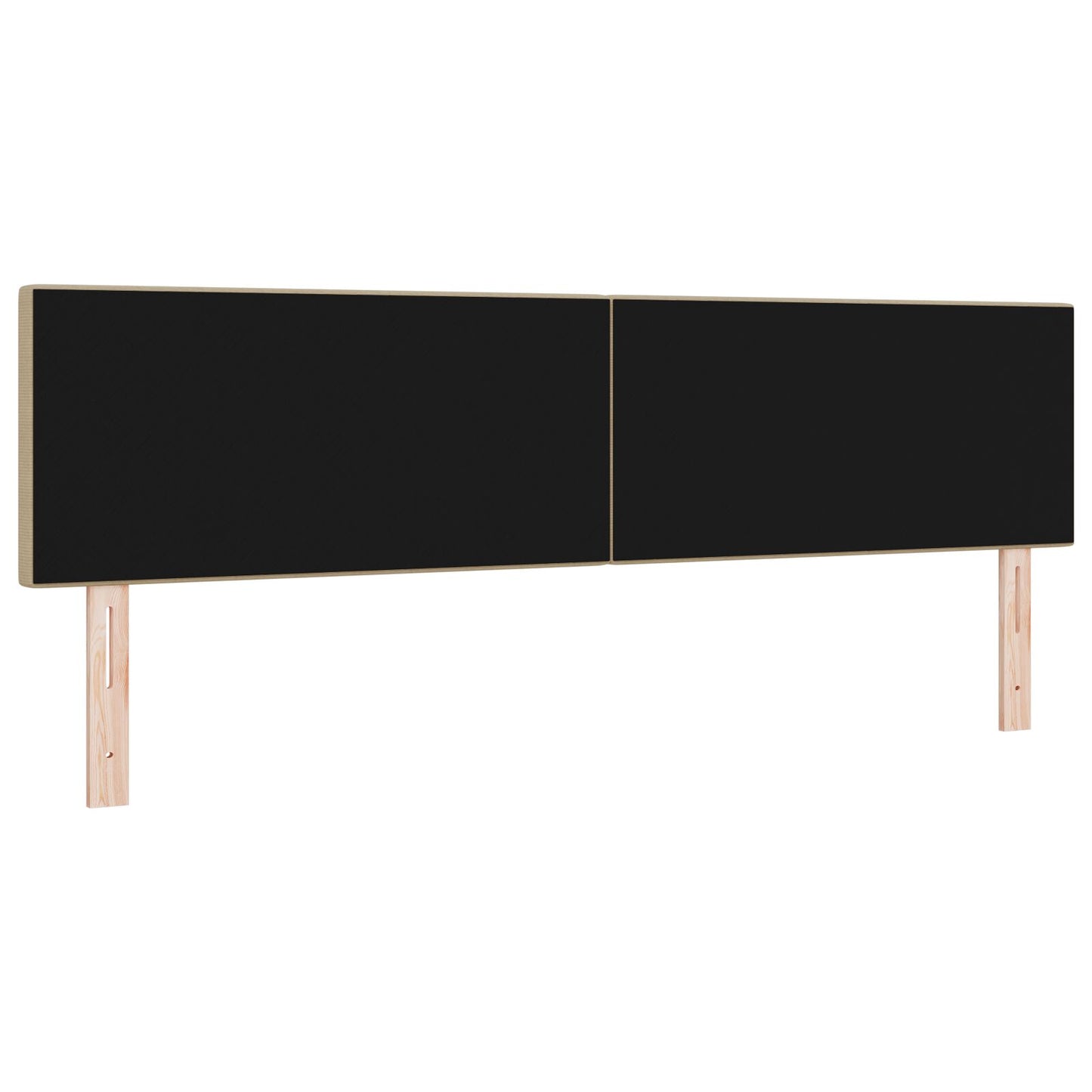Hoofdbord Effen Ontwerp Corduroy Stof Lichtgroen Grijs 180 cm Laag hoofdbord