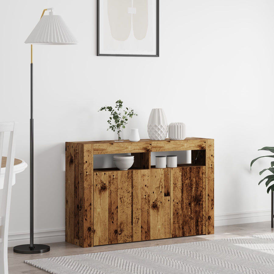 Sideboard Engineered Wood 116 X 30 X 75 Cm Sideboard Oude hout