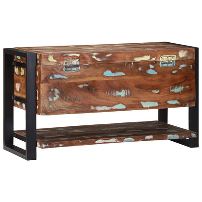 Opbergdoos Meerkleurig 80X35X45 Cm Massief Hout Gerecycled Massief gerecycled hout
