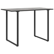 Tuintafel 100x55x70 cm hout grijs
