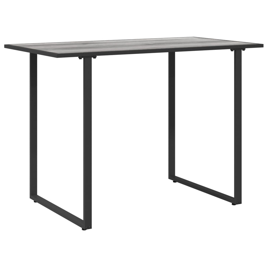 Tuin Tafel 100X55X70 Cm Dpc En Staal Grijs