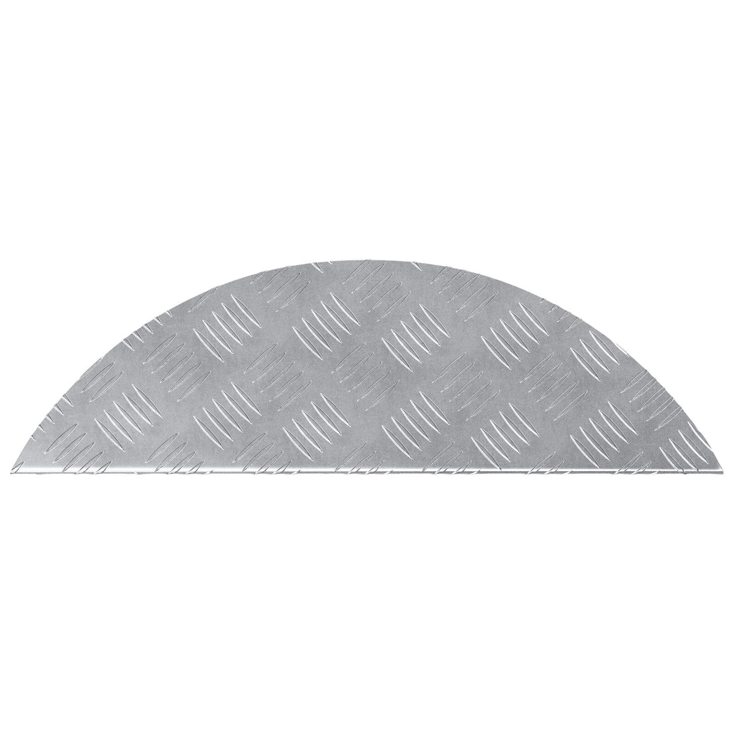 Aluminium Trap Treden 10 Stuks Anti-Slip 60X18 Cm 60 x 18 x 2,5 cm Semi-ovaal