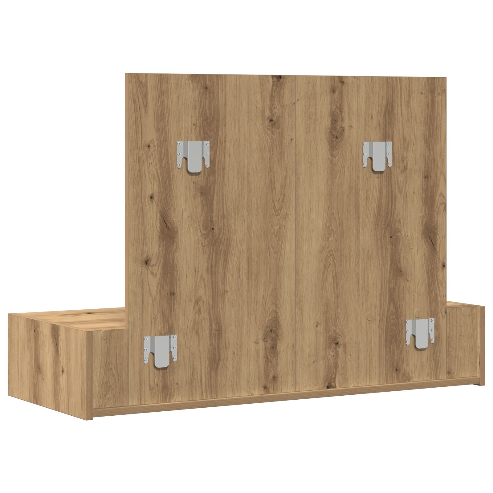 Wandkaptafel 100 x 40 x 70 cm Eiken zonder LED