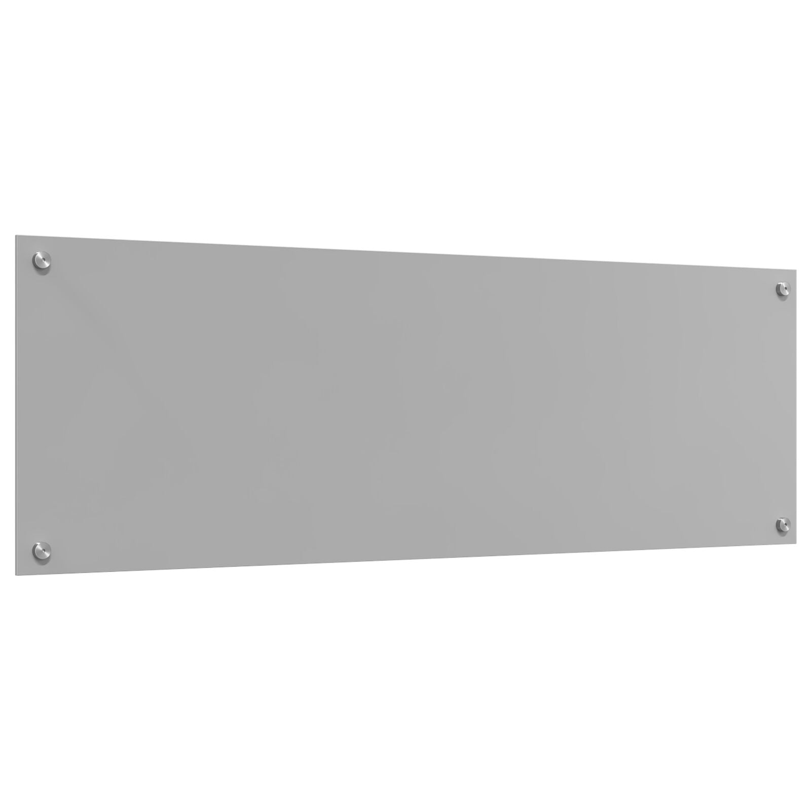 Keuken Achterwand 120X40X0,6 Cm Tempered Glas Lichtgrijs 120 x 40 cm