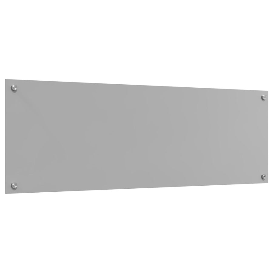 Keuken Achterwand 120X40X0,6 Cm Tempered Glas Lichtgrijs 120 x 40 cm