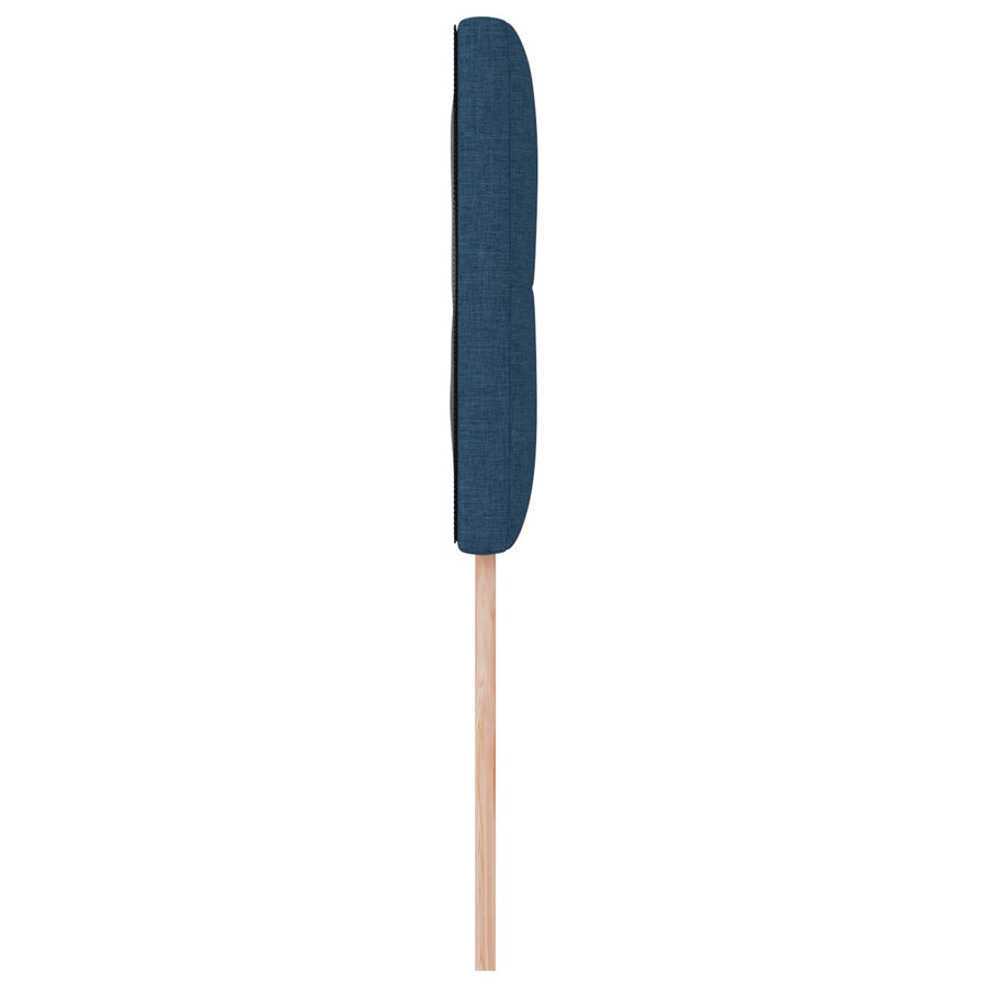 Hoofdbord Met Knopen Tufted Stof Blauw 100 cm Laag hoofdbord