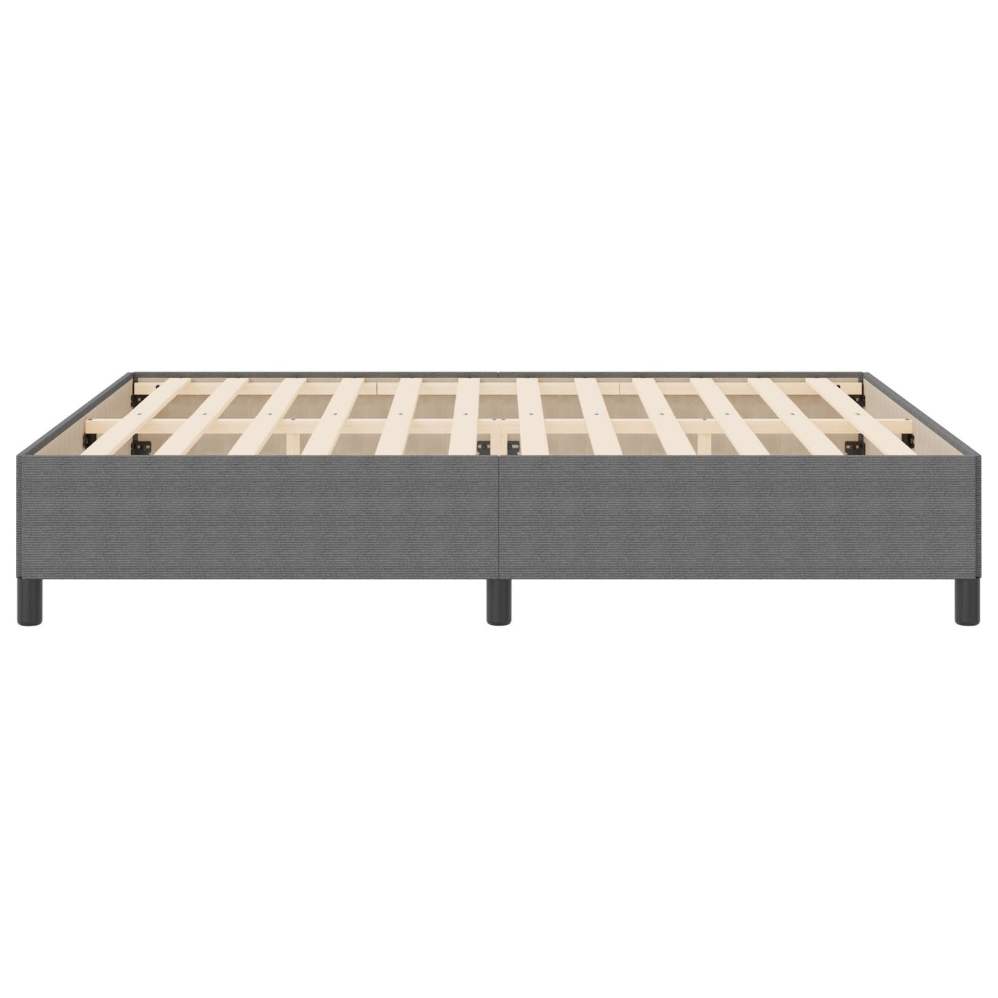 Bedframe Corduroy Stof Lichtgrijs 180 x 200 cm