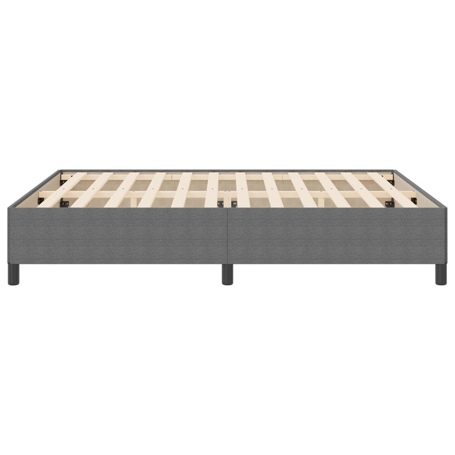 Bedframe Corduroy Stof Lichtgrijs 180 x 200 cm