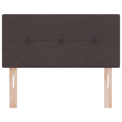 Hoofdbord Knop Ge Tuft Stof Donkerbruin 90 cm Laag hoofdbord