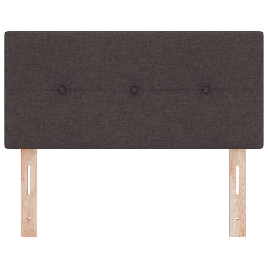 Hoofdbord Knop Ge Tuft Stof Donkerbruin 90 cm Laag hoofdbord