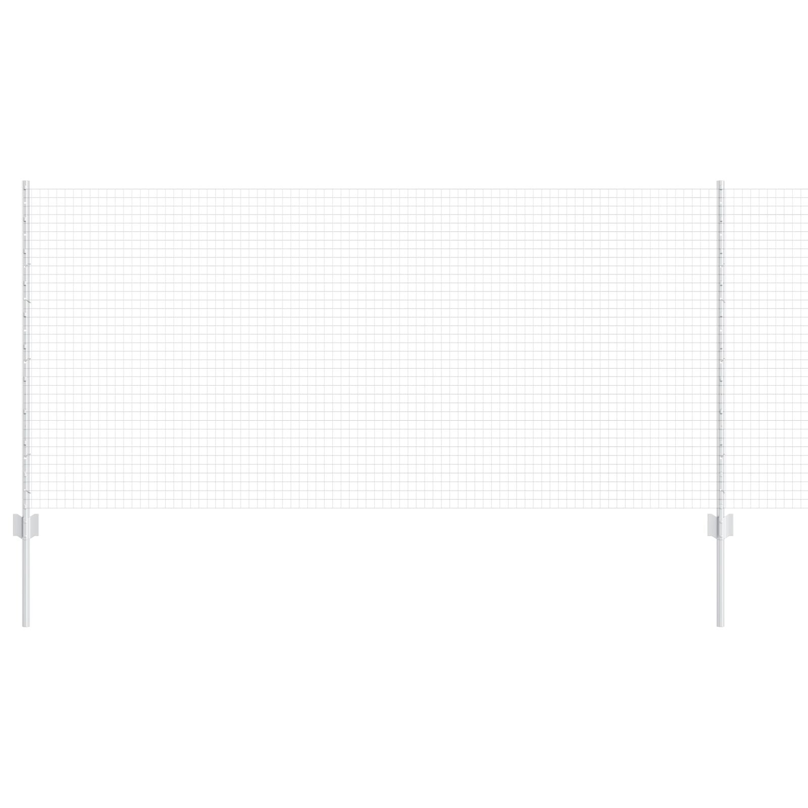 Kippenhek Set Set Van 2 Gegalvaniseerd Staal 25 X 1 M Duurzaam