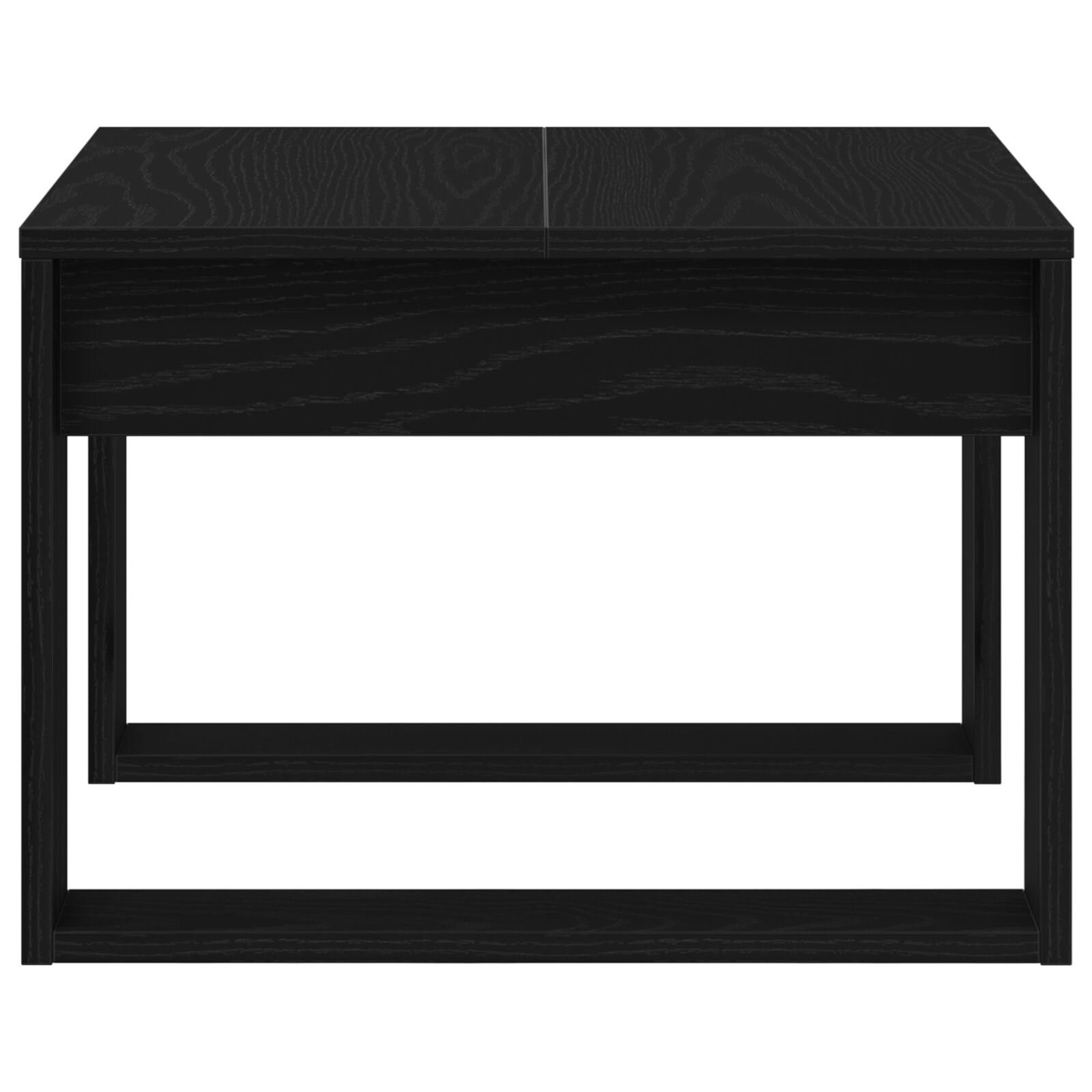 Zijtafel - , Gemaakt Van Engineered Wood 50 x 50 x 35 cm Zwarte eiken