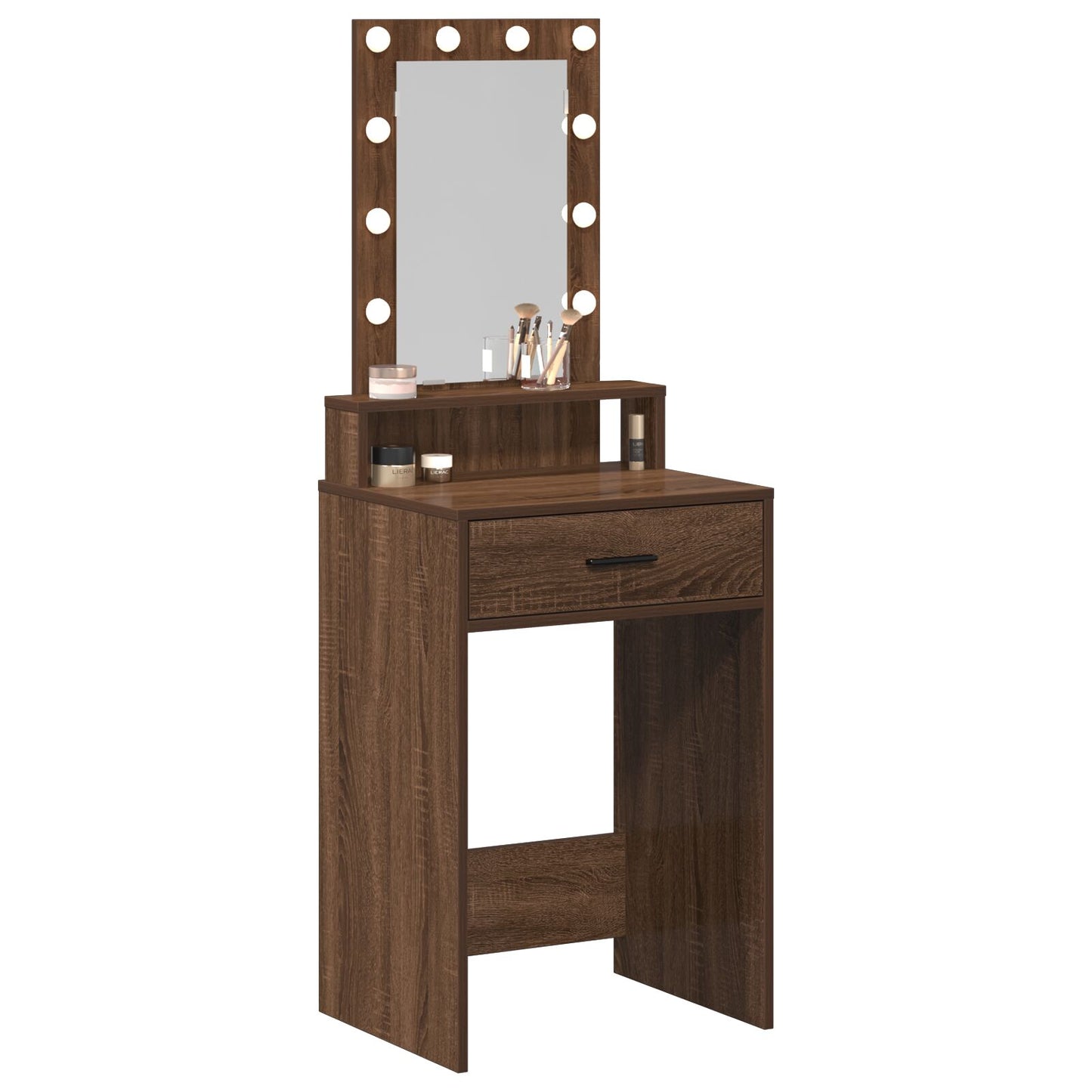 Kaptafel Met Led Verlichting Bruin eiken 50 x 41 x 140 cm