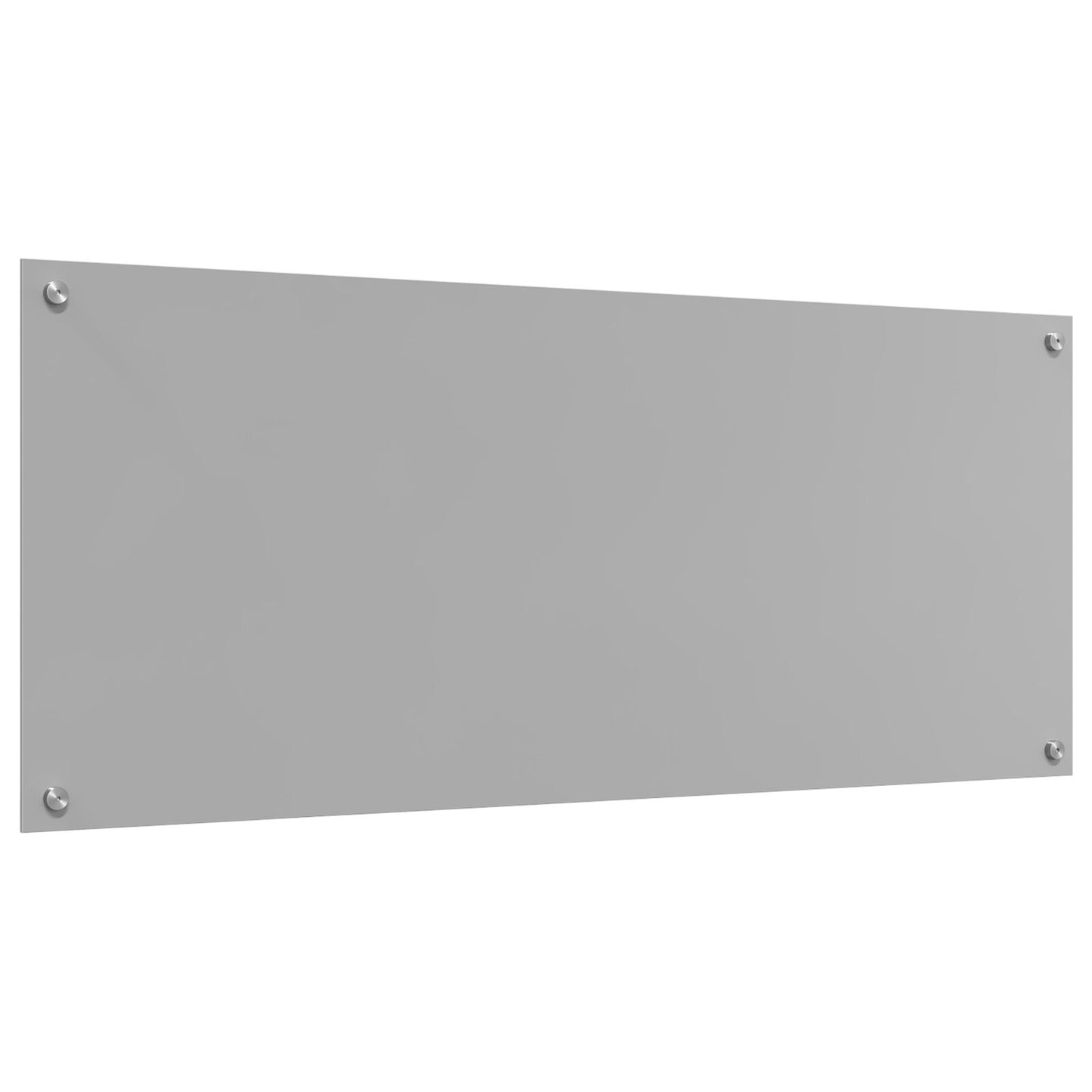 Keukenwand Glas Duurzaam Rechthoekig Lichtgrijs 120 x 50 cm