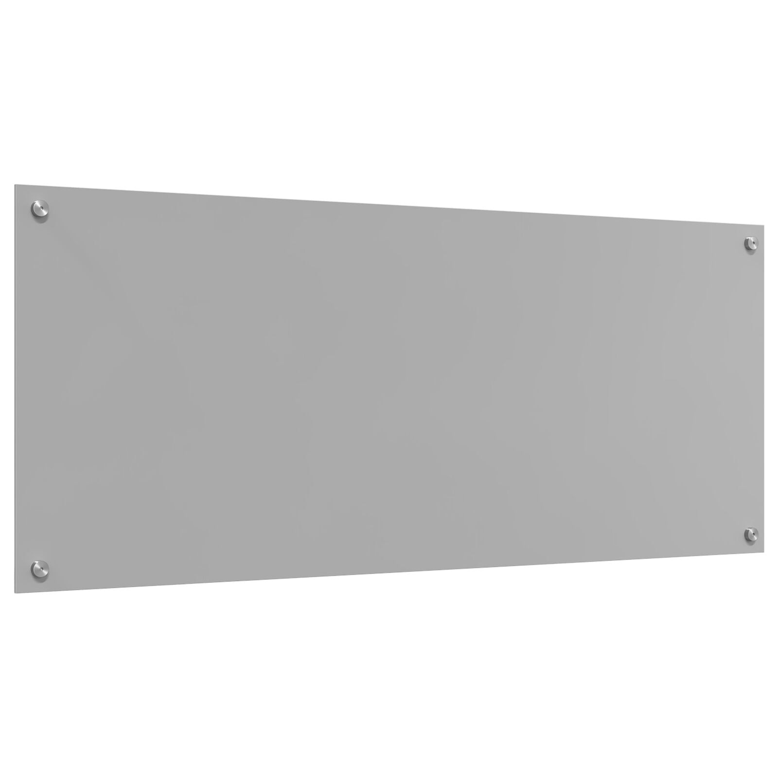 Keukenwand Glas Duurzaam Rechthoekig Lichtgrijs 120 x 50 cm