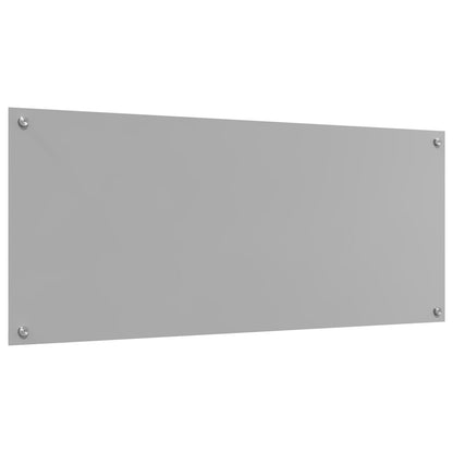 Keukenwand Glas Duurzaam Rechthoekig Lichtgrijs 120 x 50 cm