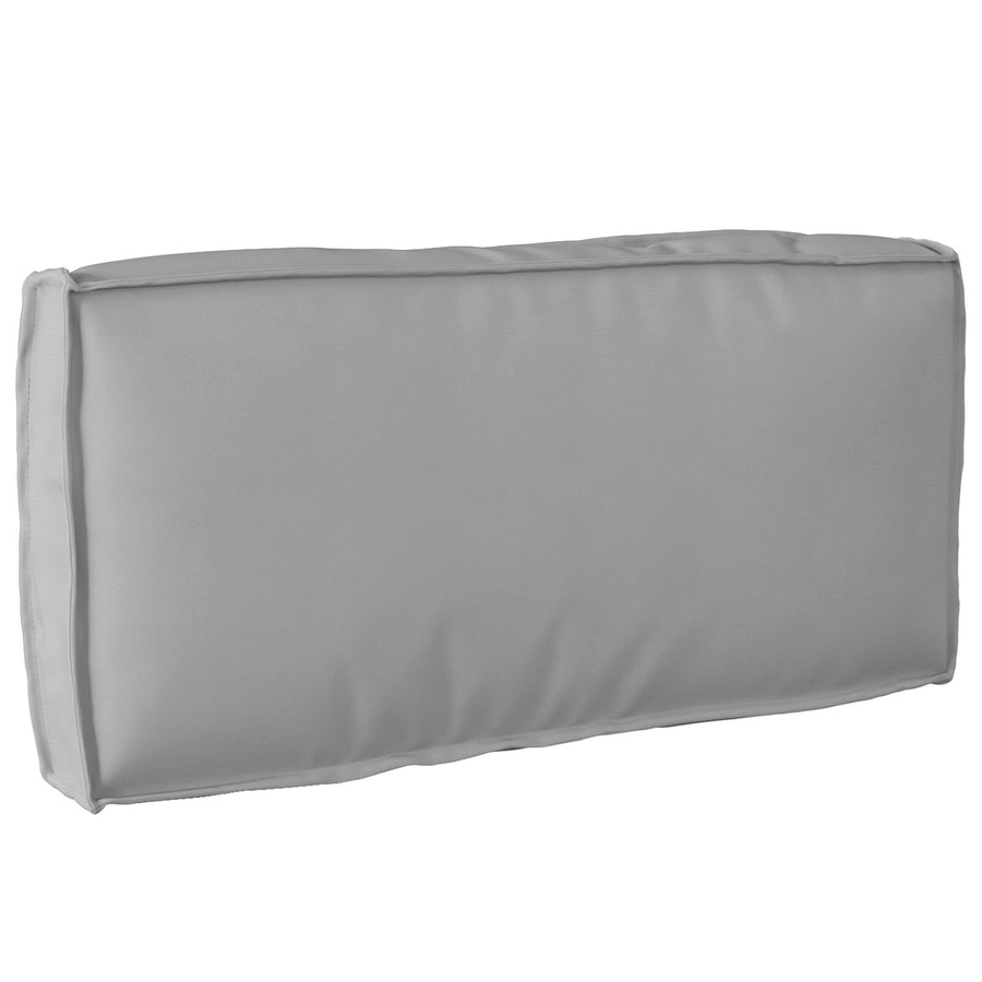 Palletkussen Voor Rugsteun 80X40X12 Cm Oxford Stof Grijs