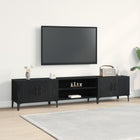 TV-kast 180x31,5x40 cm zwart eiken