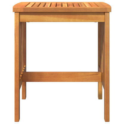Tuin Bijzettafel Bruin 45X45X50 Cm Massief Acaciahout