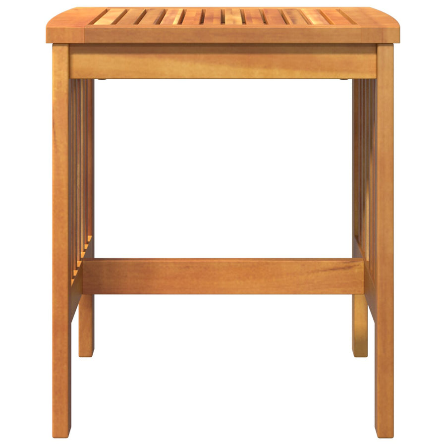 Tuin Bijzettafel Bruin 45X45X50 Cm Massief Acaciahout