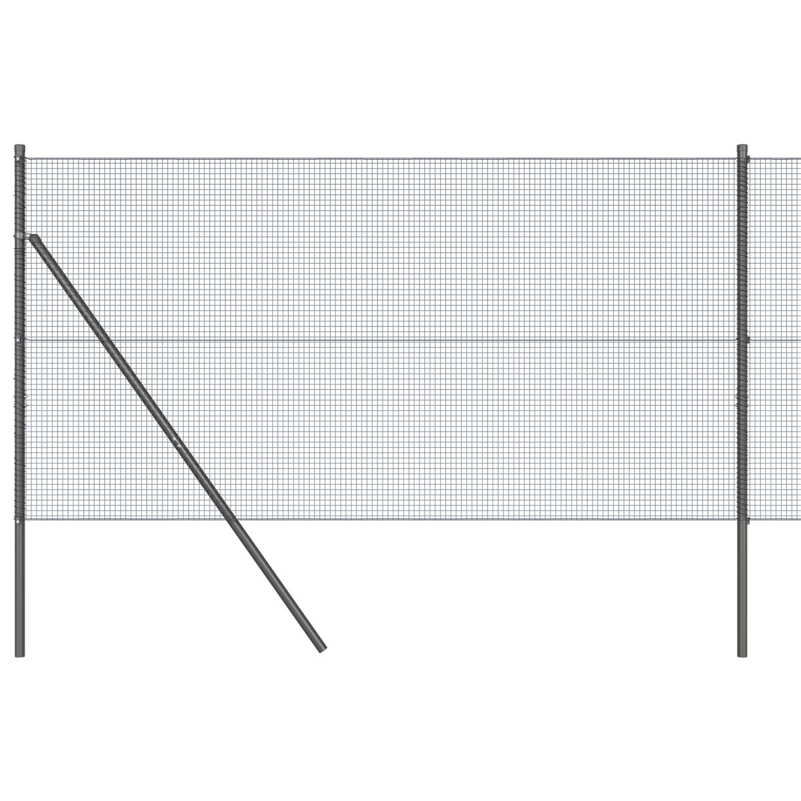 Gelaserd Draadhek Met 13 Palen Grijs 1.2X50 M Staal Gegalvaniseerd Staal