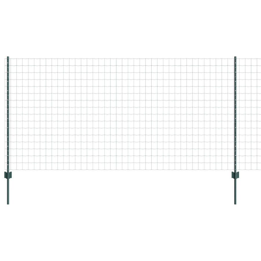 Tuinhekje Set Set Van 2 Groen Metaal 10 X 1.2 M Uitbreidbaar