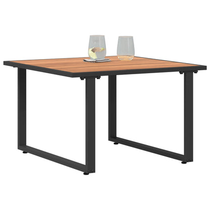 Bruine Tuin Koffietafel 55X55X35 Cm Dpc En Staal