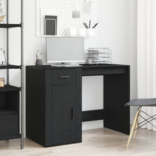 Bureau Zwart Eiken 100X49X75 Cm Geengineerd Hout