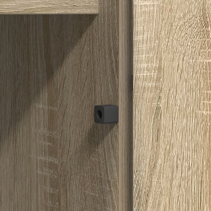 Tv-Meubel Met Led Sonoma Eik 180X38X49 Cm Gelaagd Hout Sonoma eiken