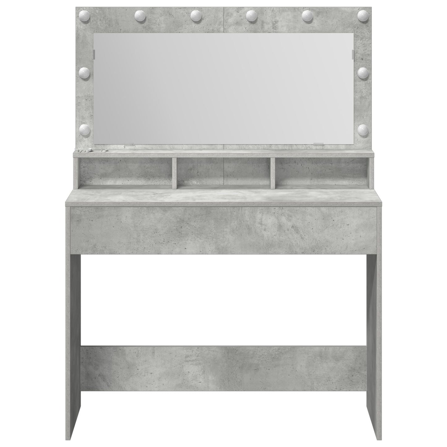 Kaptafel Met Led-Verlichting - Betonnen Grijs - Beton grijs 100 x 41 x 135 cm