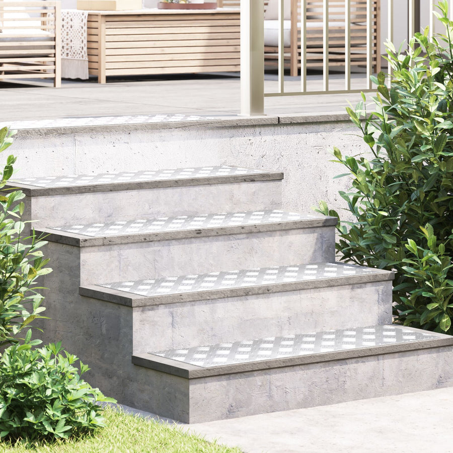 Aluminium Antislip Checkerplaten 2 Stuks 90X30 Cm 90 x 30 x 0.3 cm Rechthoekig
