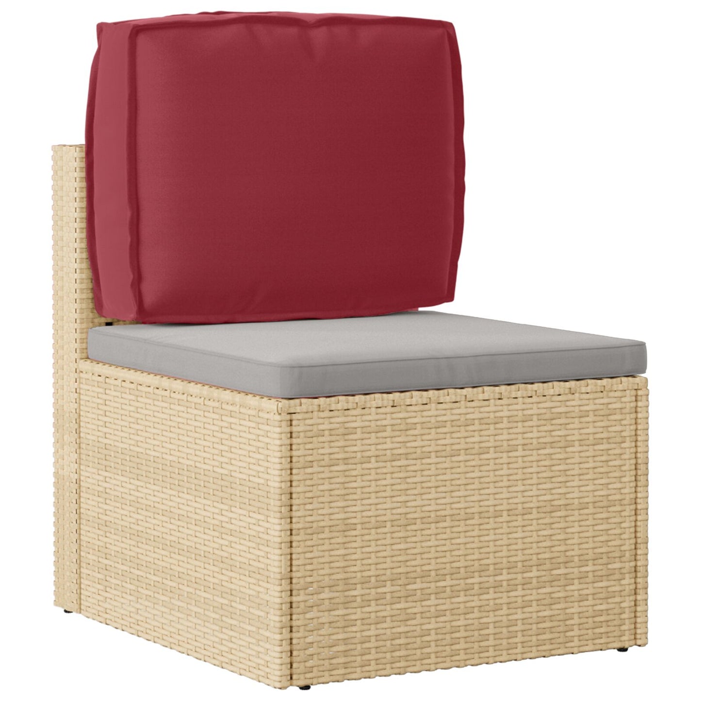 Outdoor Kussen Polyester Middelgroot Wijnrood