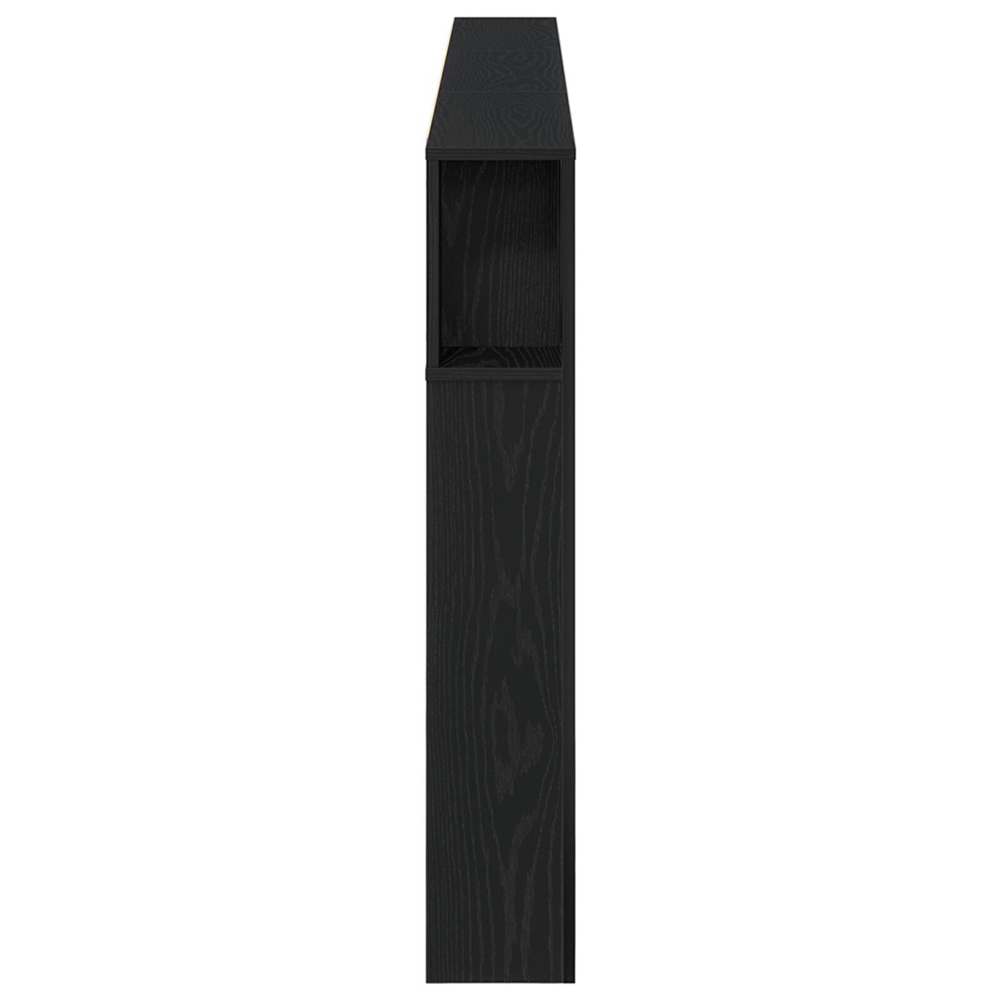 Hoofdbord Kast Zwart Eiken 220X18,5X104,5 Cm