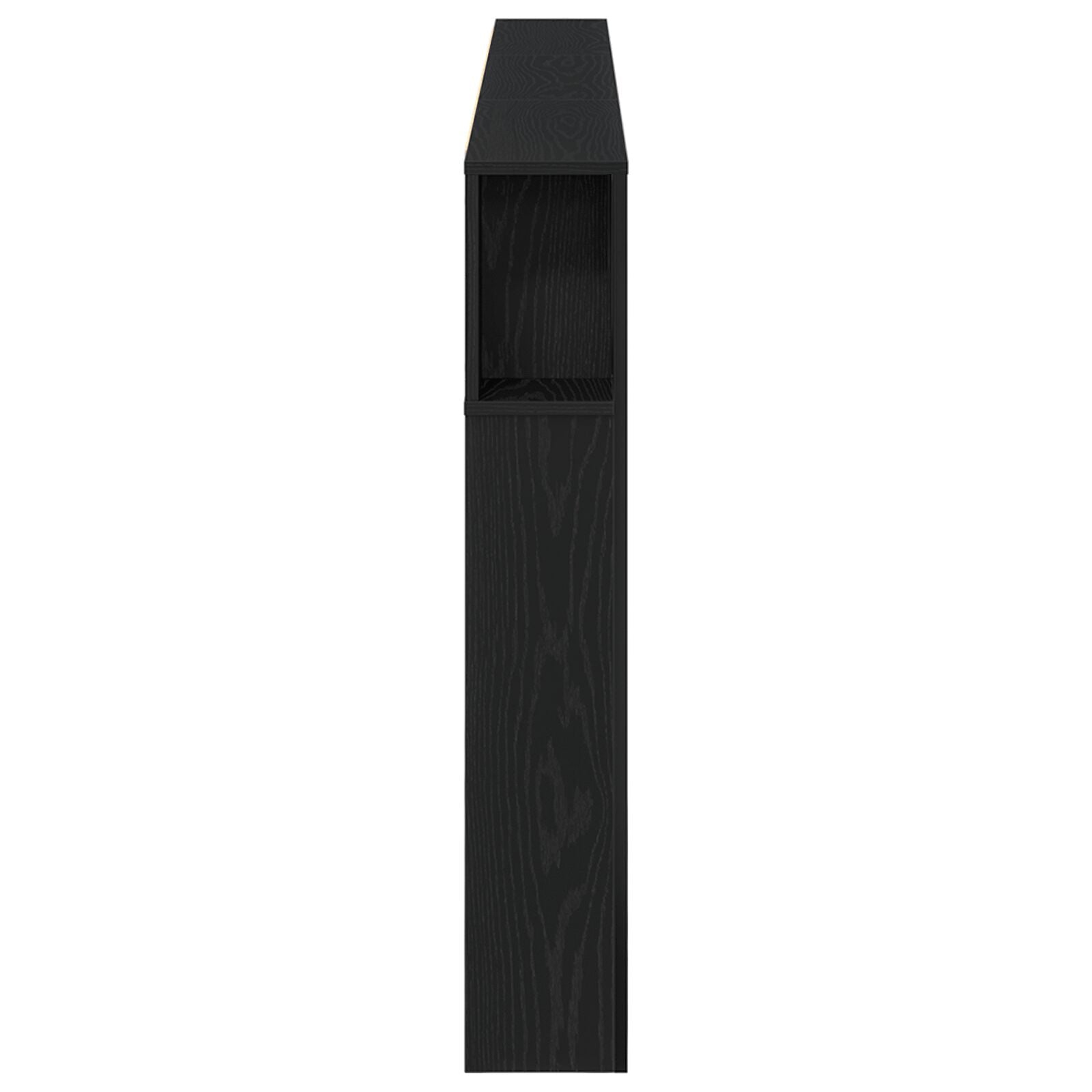 Hoofdbord Kast Zwart Eiken 220X18,5X104,5 Cm