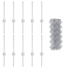 Kettinglink Hek Met 10 U Palen Zilver 0,4X10 M Staal